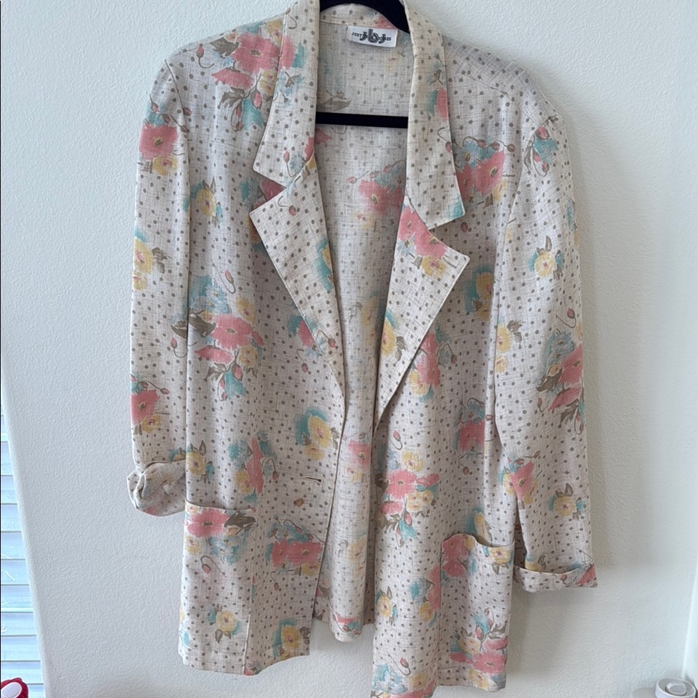 Vintage Floral Women's Blazer